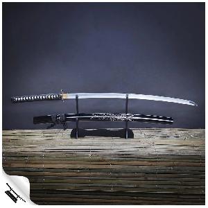 Kawashima-Remeslna-replika-mece-katana-Rozubusshu-motiv-ruzi-AISI-1045