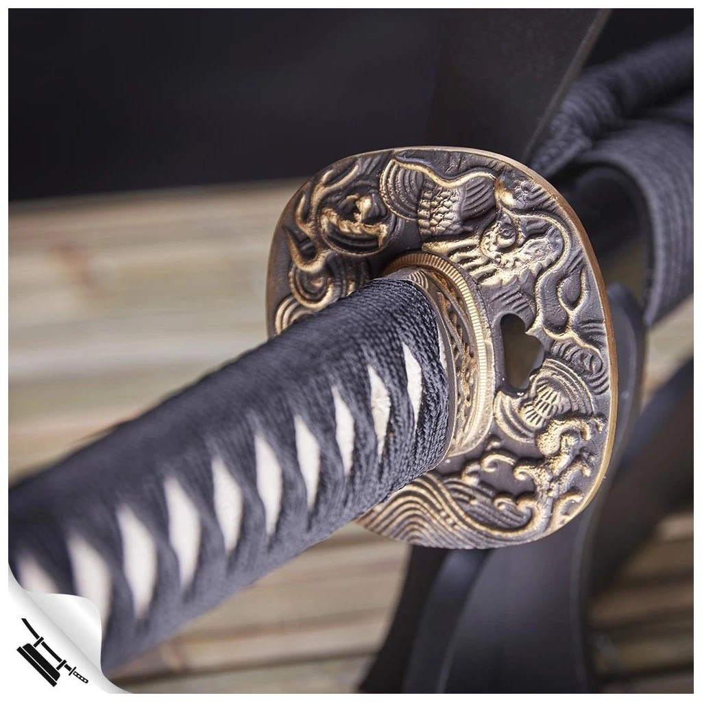 foto Kawashima �emesln� replika me�e katana Gorudo, ocel AISI 1065