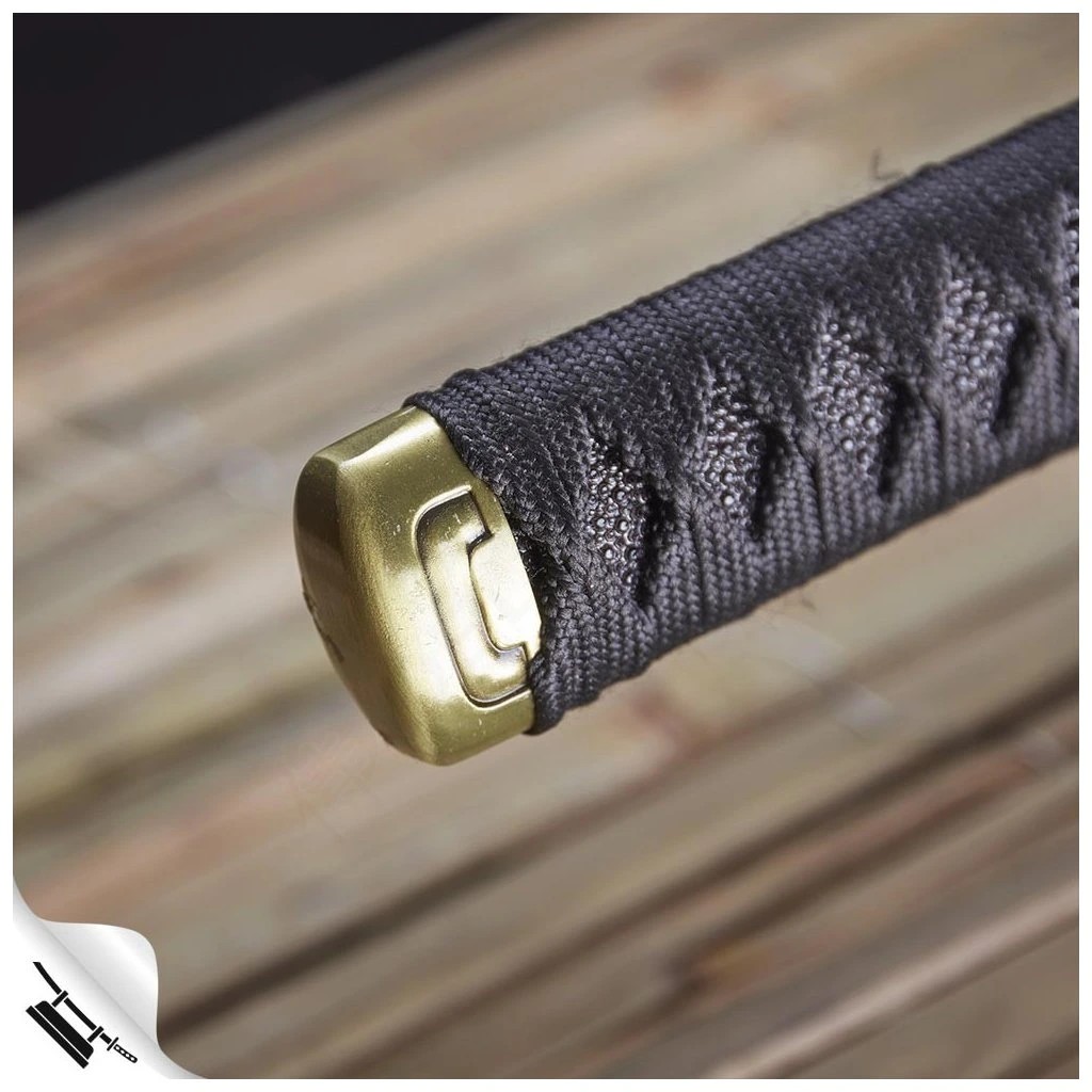 foto Kawashima �emesln� replika me�e katana Himawari, motiv slune�nice, AISI 1045