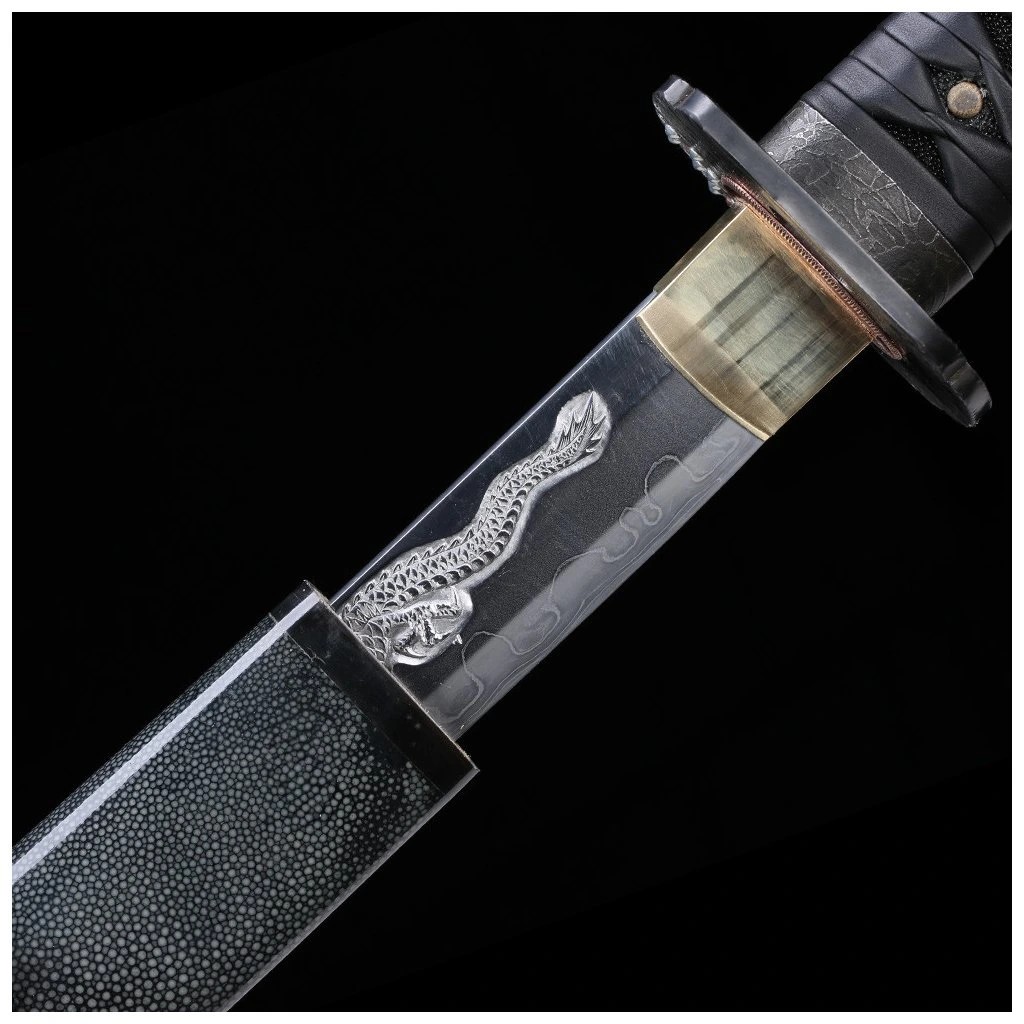 foto Kawashima �emesln� replika me�e katana Kokushibyo, ocel Tamahagane