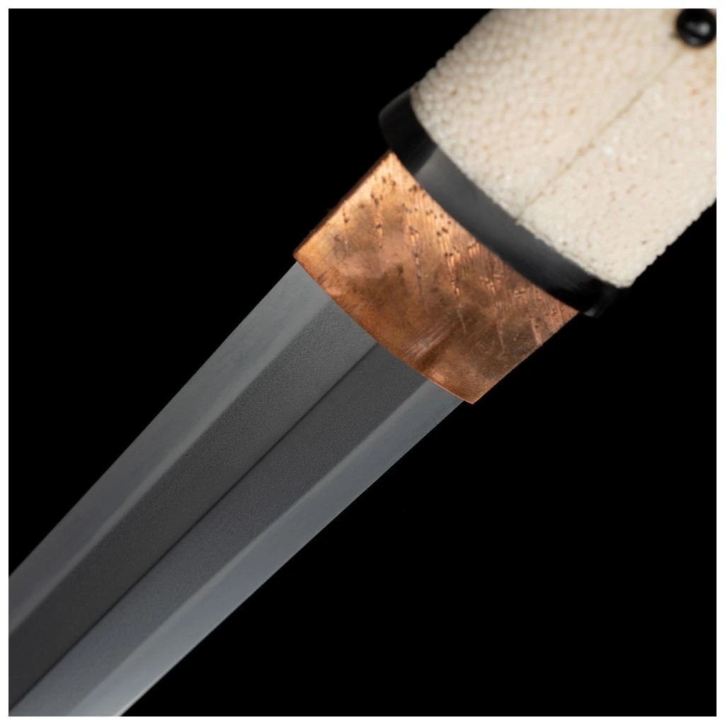 foto Japan Swords Aichi Tsurugi/Ken Tamahagane Flower Horimono