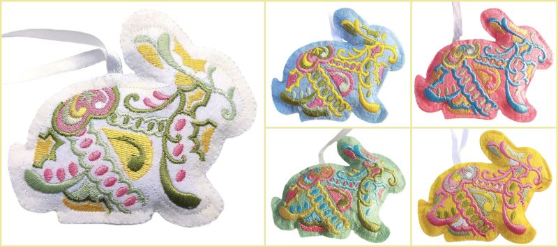 foto Vy��van� dekorace - bled�modr� zaj��ek