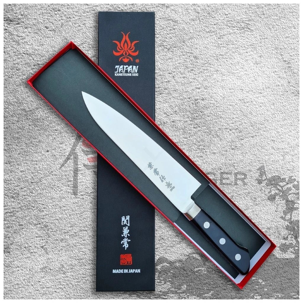 foto Japonsk� n�� Gyuto 180mm Kanetsune AUS-10 PRO Series