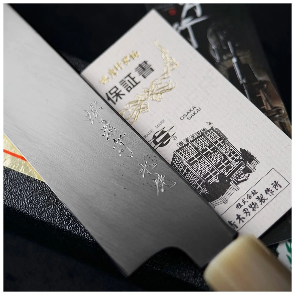 foto Japonsk� n�� Yanagiba 300 mm, FUJI White Steel Mirror