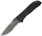 Drifter black half-serrated