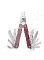 LEATHERMAN REBAR - HEATHERED CRANBERRY/CRANBERRY SHEATH/ BOX-INT