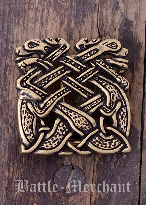 foto Belt Buckle - Celtic Dogs, for 3 cm wide belts