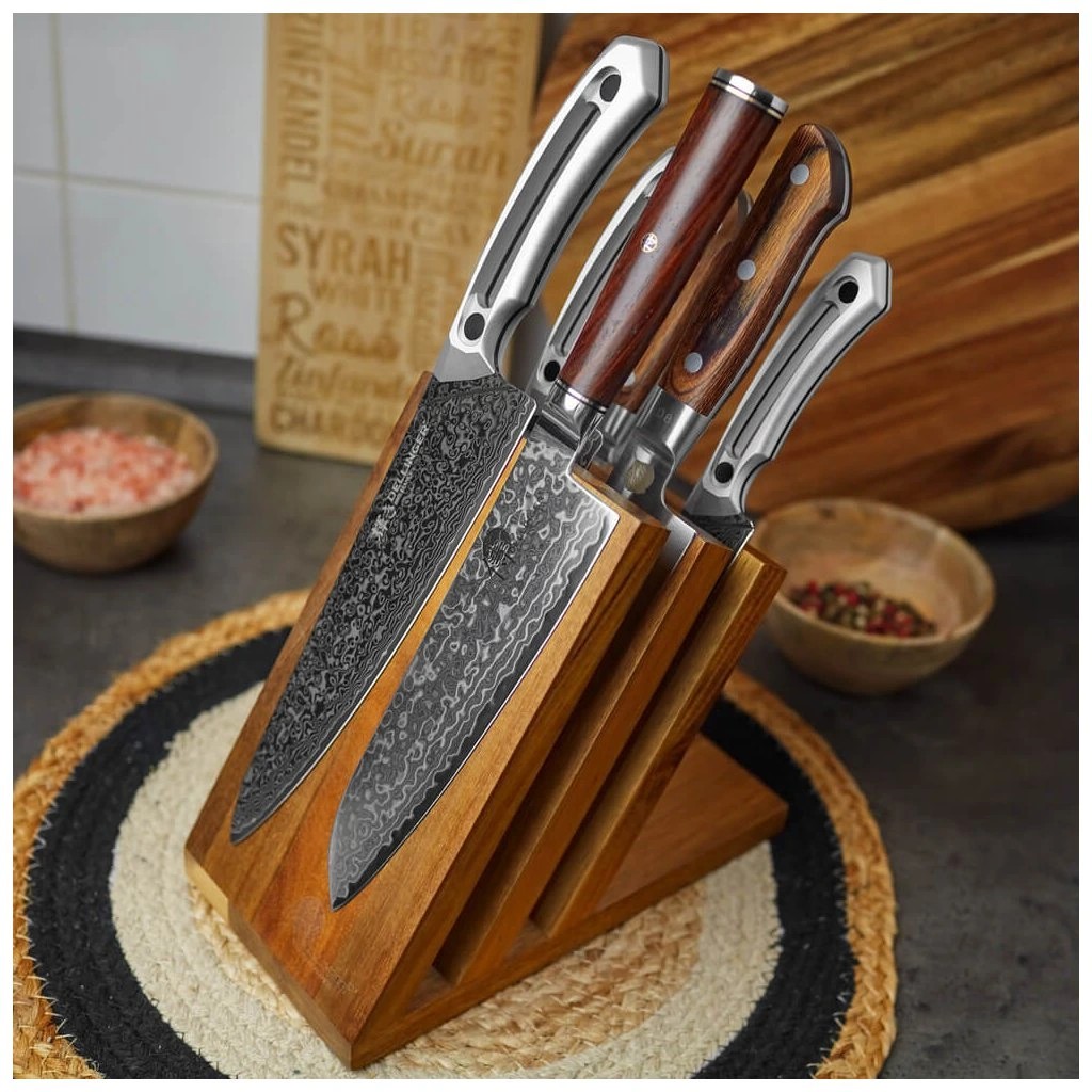 foto Magnetick� stojan na no�e Dellinger � p��rodn� ak�ciov� d�evo